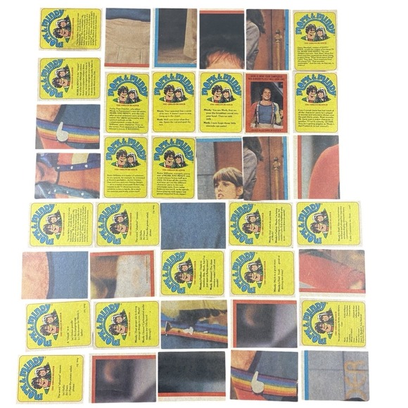 Mork & Mindy Trading Cards 1978 Topps Robin Williams Vintage Lot Of 39 - Picture 8 of 8